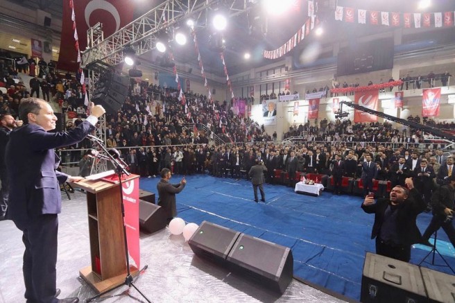 ERBAKAN: ‘’BİZİM SİYASETİMİZ MAKAM VE RAKAM SİYASETİ DEĞİLDİR’’